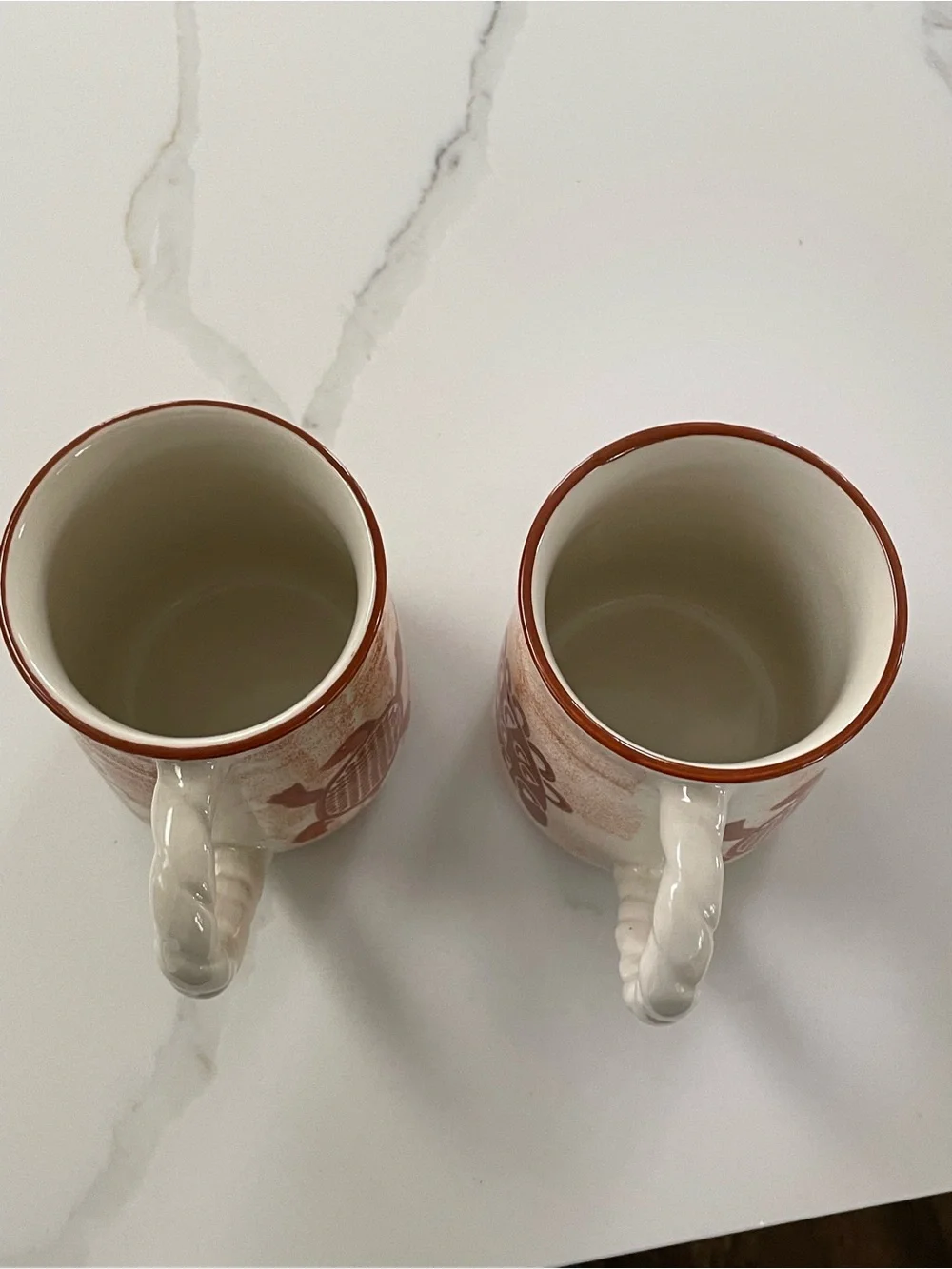 [LOT OF 2] Vintage Sigma Stoneware Mug With Samburu Safari Pattern